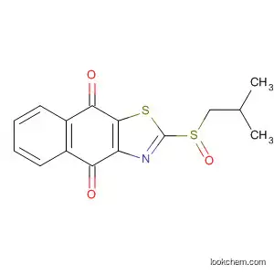 Naphtho[2,3-d]thiazole-4,9-dione, 2-[(2-methylpropyl)sulfinyl]-