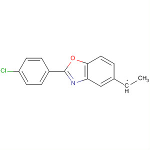 Molecular Structure of 113418-24-9 (Ethyl, 1-[2-(4-chlorophenyl)-5-benzoxazolyl]-)