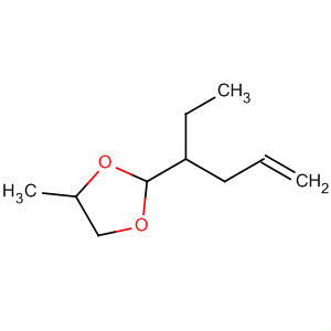 Molecular Structure of 113419-42-4 (1,3-Dioxolane, 2-(1-ethyl-3-butenyl)-4-methyl-)