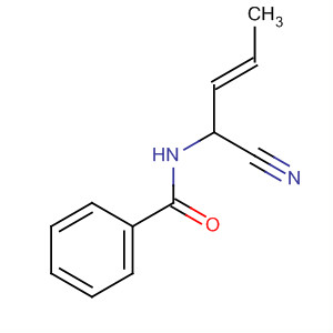 Molecular Structure of 113433-15-1 (Benzamide, N-(1-cyano-2-butenyl)-, (E)-)