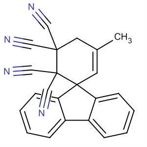 Molecular Structure of 113519-93-0 (Spiro[5-cyclohexene-1,9'-[9H]fluorene]-2,2,3,3-tetracarbonitrile,
5-methyl-)