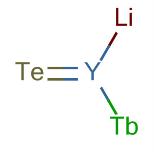 Lithium tellurium terbium yttrium oxide