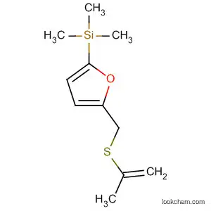 Molecular Structure of 113675-43-7 (Silane, trimethyl[5-[(2-propenylthio)methyl]-2-furanyl]-)