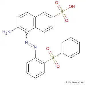Molecular Structure of 113737-25-0 (2-Naphthalenesulfonic acid, 6-amino-5-[[2-(phenylsulfonyl)phenyl]azo]-)