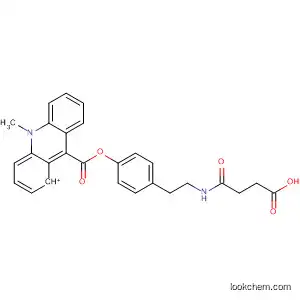 Molecular Structure of 113739-38-1 (Acridinium,
9-[[4-[2-[(3-carboxy-1-oxopropyl)amino]ethyl]phenoxy]carbonyl]-10-meth
yl-)