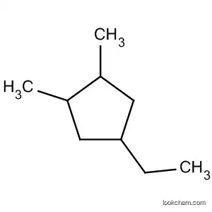 Molecular Structure of 113740-56-0 (Cyclopentane, 4-ethyl-1,2-dimethyl-)