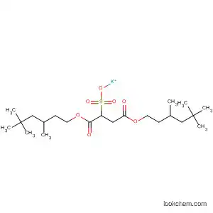 Molecular Structure of 113740-63-9 (Butanedioic acid, sulfo-, 1,4-bis(3,5,5-trimethylhexyl) ester, potassium
salt)
