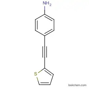 Molecular Structure of 113744-46-0 (Benzenamine, 4-(2-thienylethynyl)-)