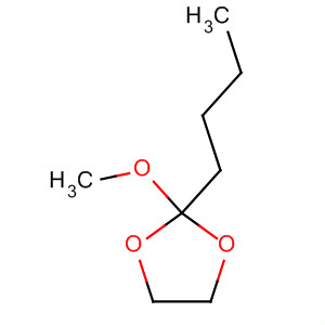 Molecular Structure of 113748-04-2 (1,3-Dioxolane, 2-butyl-2-methoxy-)