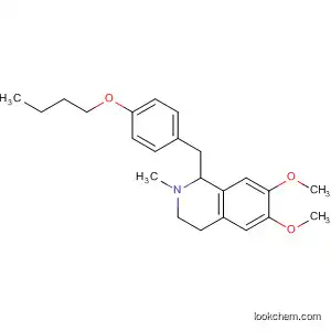 Molecular Structure of 113757-79-2 (Isoquinoline,
1-[(4-butoxyphenyl)methyl]-1,2,3,4-tetrahydro-6,7-dimethoxy-2-methyl-)