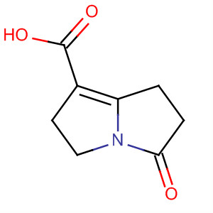 Molecular Structure of 113831-32-6 (1H-Pyrrolizine-7-carboxylic acid, 2,3,5,6-tetrahydro-3-oxo-)
