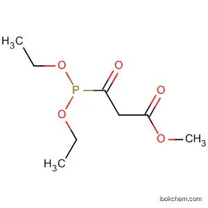 Molecular Structure of 113882-99-8 (Propanoic acid, 3-(diethoxyphosphinyl)-3-oxo-, methyl ester)
