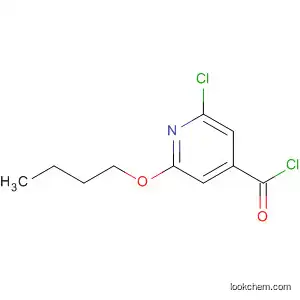Molecular Structure of 113969-85-0 (4-Pyridinecarbonyl chloride, 2-butoxy-6-chloro-)