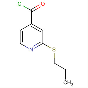 Molecular Structure of 113969-86-1 (4-Pyridinecarbonyl chloride, 2-(propylthio)-)