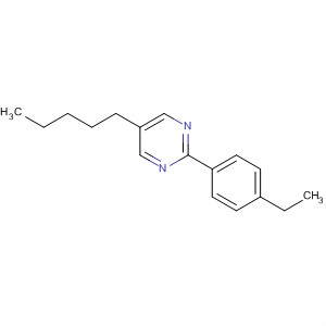 Molecular Structure of 113978-96-4 (Pyrimidine, 2-(4-ethylphenyl)-5-pentyl-)
