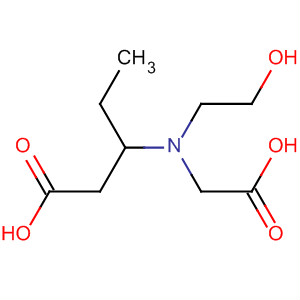 Molecular Structure of 113981-38-7 (Pentanoic acid, 3-[(carboxymethyl)(2-hydroxyethyl)amino]-)