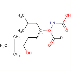 Molecular Structure of 113982-00-6 (Carbamic acid, [4-hydroxy-1-(2-methylpropyl)-2-butenyl]-,
1,1-dimethylethyl ester, (S)-)