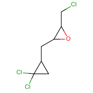Molecular Structure of 113984-02-4 (Oxirane, 2-(chloromethyl)-3-[(2,2-dichlorocyclopropyl)methyl]-)