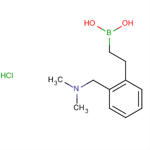 Molecular Structure of 113985-08-3 (Boronic acid, [2-[2-[(dimethylamino)methyl]phenyl]ethyl]-, hydrochloride)