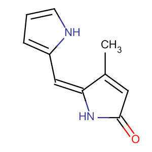 Molecular Structure of 114086-50-9 (2H-Pyrrol-2-one, 1,5-dihydro-4-methyl-5-(1H-pyrrol-2-ylmethylene)-,
(E)-)