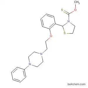 3-Thiazolidinecarbothioic acid,
2-[2-[2-(4-phenyl-1-piperazinyl)ethoxy]phenyl]-, S-methyl ester