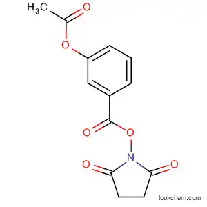 Molecular Structure of 114155-32-7 (2,5-Pyrrolidinedione, 1-[[3-(acetyloxy)benzoyl]oxy]-)