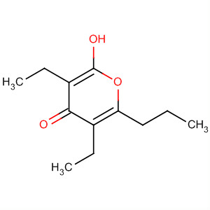 Molecular Structure of 114191-88-7 (4H-Pyran-4-one, 3,5-diethyl-2-hydroxy-6-propyl-)