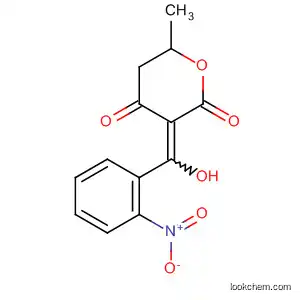 Molecular Structure of 114291-62-2 (2H-Pyran-2,4(3H)-dione,
dihydro-3-[hydroxy(2-nitrophenyl)methylene]-6-methyl-)