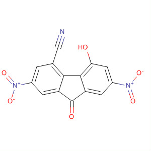Molecular Structure of 114521-97-0 (9H-Fluorene-4-carbonitrile, 5-hydroxy-2,7-dinitro-9-oxo-)