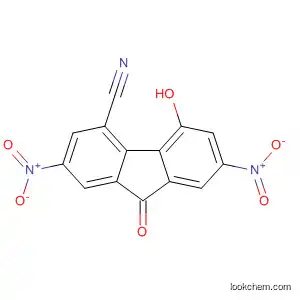 Molecular Structure of 114521-97-0 (9H-Fluorene-4-carbonitrile, 5-hydroxy-2,7-dinitro-9-oxo-)
