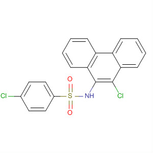 Molecular Structure of 114522-01-9 (Benzenesulfonamide, 4-chloro-N-(10-chloro-9-phenanthrenyl)-)