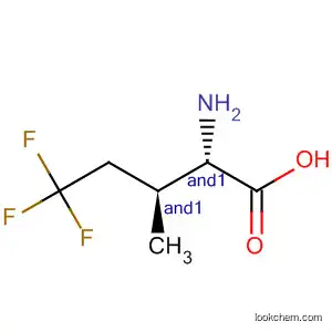 Molecular Structure of 114525-00-7 (DL-Isoleucine, 5,5,5-trifluoro-)