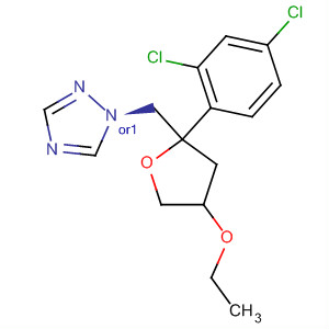 1H-1,2,4-Triazole, 1-[[2-(2,4-dichlorophenyl)-4-ethoxytetrahydro-2-furanyl]methyl]-, trans-