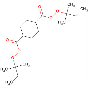 Molecular Structure of 114546-85-9 (1,4-Cyclohexanedicarboperoxoic acid, bis(1,1-dimethylpropyl) ester)