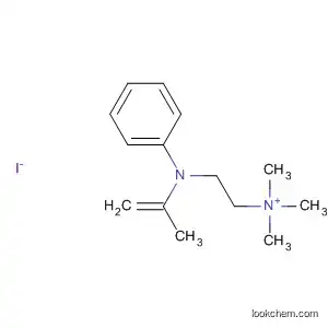 Molecular Structure of 114549-82-5 (Ethanaminium, N,N,N-trimethyl-2-(phenyl-2-propenylamino)-, iodide)