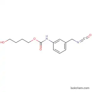 Molecular Structure of 114557-19-6 (Carbamic acid, (3-isocyanatomethylphenyl)-, 4-hydroxybutyl ester)