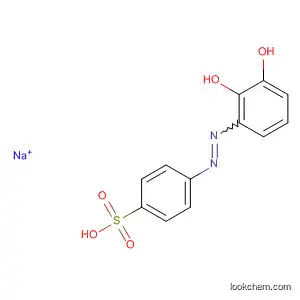 Molecular Structure of 114557-22-1 (Benzenesulfonic acid, 4-[(dihydroxyphenyl)azo]-, monosodium salt)