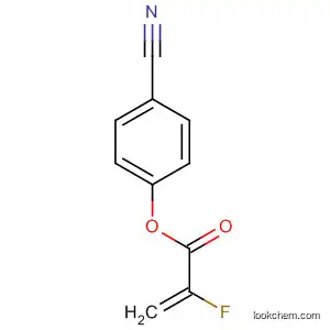 Molecular Structure of 114589-70-7 (2-Propenoic acid, 2-fluoro-, 4-cyanophenyl ester)
