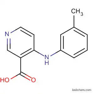 Molecular Structure of 13856-66-1 (3-Pyridinecarboxylic acid, 4-[(3-methylphenyl)amino]-)