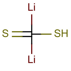 Molecular Structure of 14002-44-9 (Carbonotrithioic acid, dilithium salt)