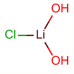 Molecular Structure of 16712-19-9 (Lithium chloride, dihydrate)
