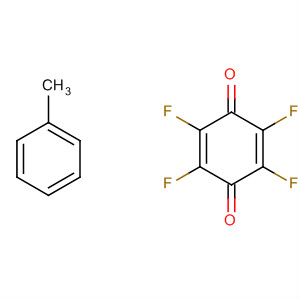 Molecular Structure of 17284-54-7 (2,5-Cyclohexadiene-1,4-dione, 2,3,5,6-tetrafluoro-, compd. with
methylbenzene (1:1))