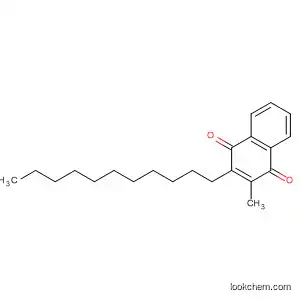 Molecular Structure of 18093-44-2 (1,4-Naphthalenedione, 2-methyl-3-undecyl-)