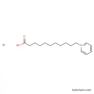 Molecular Structure of 19605-00-6 (Pyridinium, 1-(10-carboxydecyl)-, bromide)