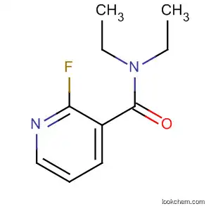 Molecular Structure of 317-36-2 (3-Pyridinecarboxamide, N,N-diethyl-2-fluoro-)
