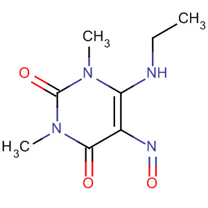 2,4(1H,3H)-Pyrimidinedione, 6-(ethylamino)-1,3-dimethyl-5-nitroso-