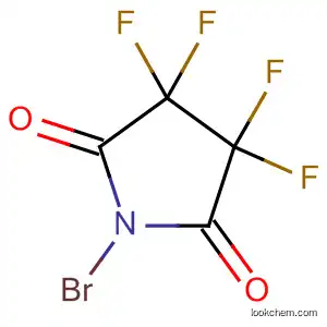 Molecular Structure of 425-36-5 (2,5-Pyrrolidinedione, 1-bromo-3,3,4,4-tetrafluoro-)