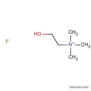 Molecular Structure of 4696-35-9 (Ethanaminium, 2-hydroxy-N,N,N-trimethyl-, fluoride)