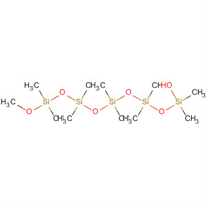 Molecular Structure of 49778-23-6 (1-Pentasiloxanol, 9-methoxy-1,1,3,3,5,5,7,7,9,9-decamethyl-)