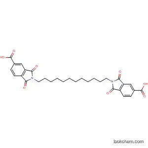 Molecular Structure of 52644-69-6 (1H-Isoindole-5-carboxylic acid,
2,2'-(1,12-dodecanediyl)bis[2,3-dihydro-1,3-dioxo-)